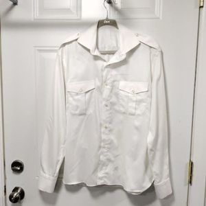 No Brand Double-Pocket Military-Style Shirt M